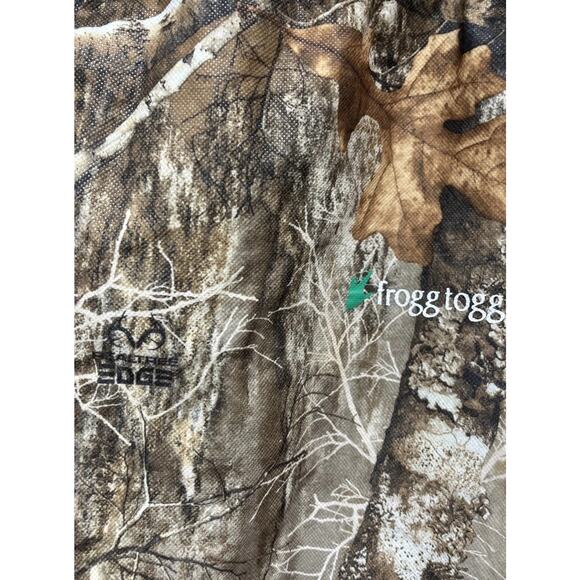 Frogg Toggs Realtree Edge Camo Hunting Rain Pants Men's Size XXL Stretch - Picture 3 of 7